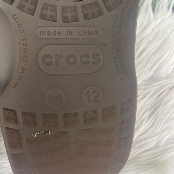 Crocs Baya Slide Sandals Black Size 12 Casual Summer - Picture 6 of 7